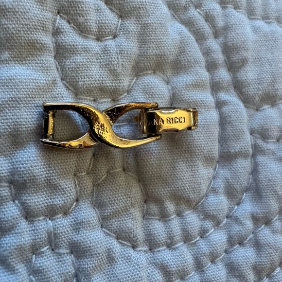 Vintage 80’s Nina Ricci pearl choker necklace and earring set stamped - Picture 4 of 6